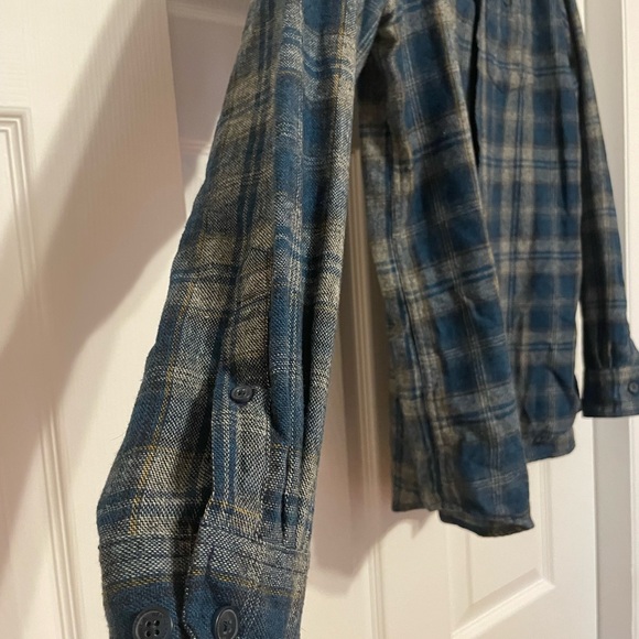 Weatherproof Vintage Men’s Blue Flannel Shirt - Size Large - Picture 5 of 9